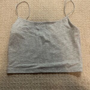 Wilfred Gray Spaghetti Strap Top